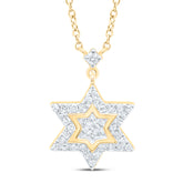 1/5CTW-DIA P1 GIFT STAR NECKLACE (18 INCH)